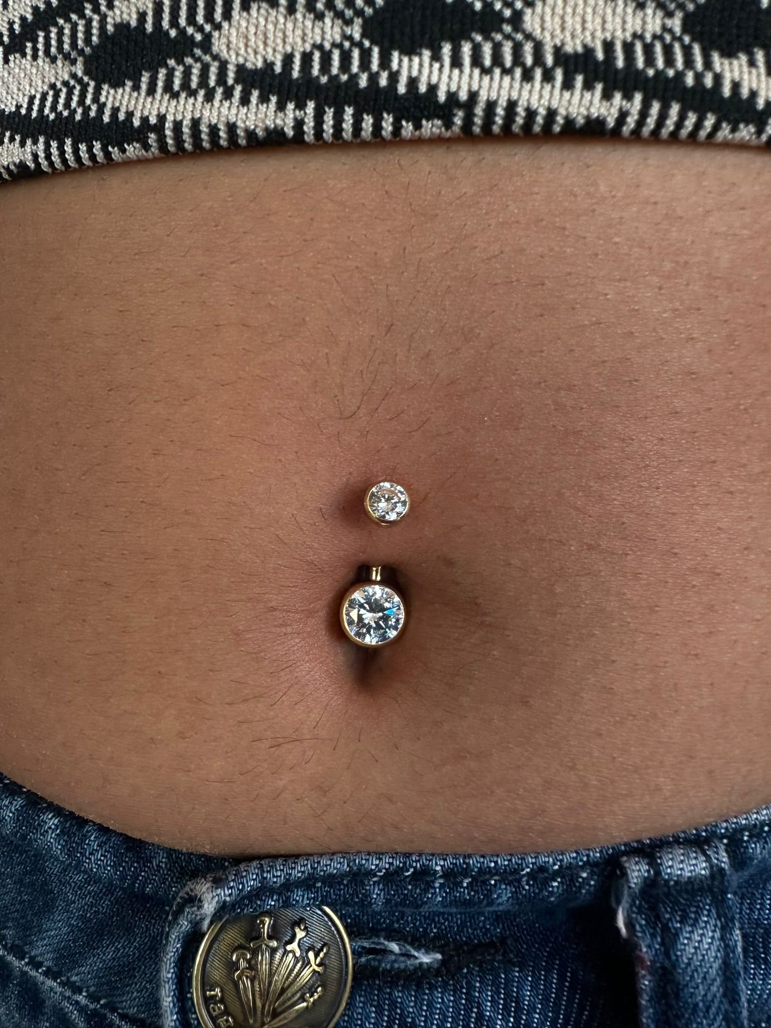 Navel piercing